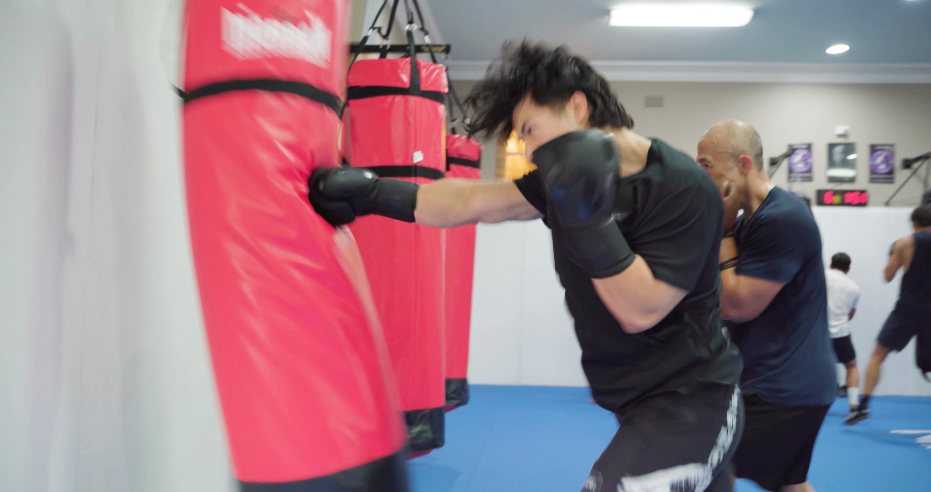 Boxer training at Doyle Boxing Club
